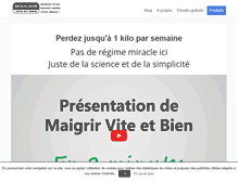 Tablet Screenshot of maigrir-viteetbien.com